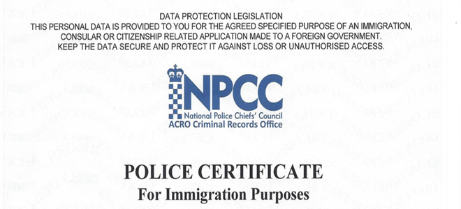 ACRO Police Clearance UK